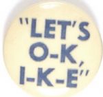 Lets OK Ike