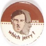 Ford, Brown, Which Jerry?
