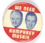 We Need Humphrey, Muskie