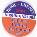 GW Bush Virginia Coattail