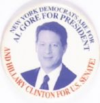 Al Gore, Hillary Clinton