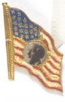 Palmer for President Flag Stickpin