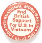 End British Support for U.S. in Vietnam