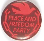Peace, Freedom Party 1 Inch