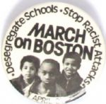 Desegregation March on Boston
