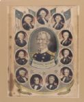 Zachary Taylor and the Presidents Currier Print