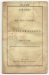 Calhoun and Webster Slavery Speeches, 1850 Pamphlet