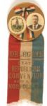 Roosevelt Virginia Delegate Pin and Ribbon
