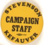 Stevenson-Kefauver Campaign Staff