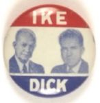 Ike and Dick Rare Litho Jugate