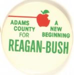 Adams County for Reagan-Bush
