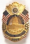 Capitol Police 2009 Inaugural Badge