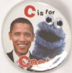Obama, Cookie Monster C is for Cool