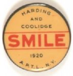 Harding and Coolidge Smile