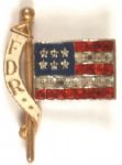FDR Rhinestone Flag