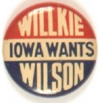 Willkie Iowa Coattail