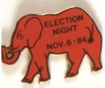 Reagan Election Night Elephant