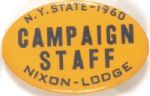 Nixon New York Campaign Staff
