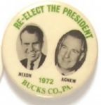 Nixon, Agnew Bucks County