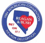 Reagan Nevada Convention Pin