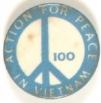 Vietnam Early Anti War Pin