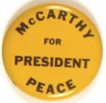 McCarthy for President Peace