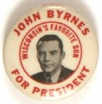 John Byrnes Wisconsin Favorite Son