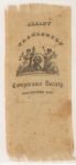 Washington Society Temperance Ribbon