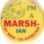 Im a Marshian, California Alien Pin