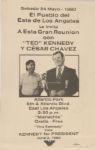 Ted Kennedy, Cesar Chavez Poster