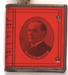 McKinley-Roosevelt Celluloid Book Charm