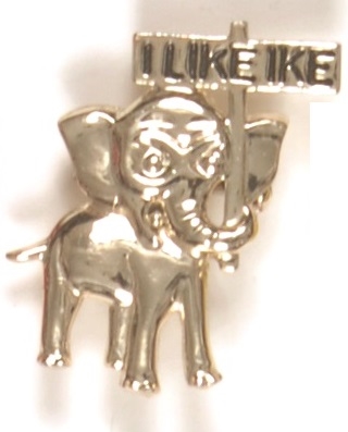 Eisenhower Scarce Elephant Pin