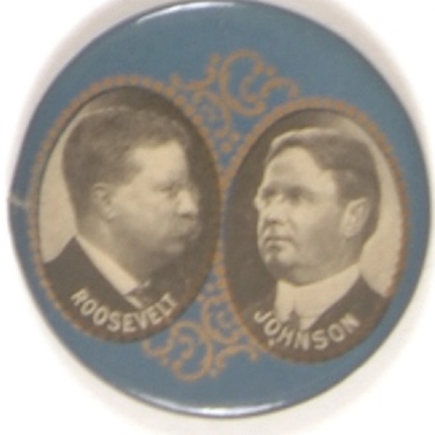 Roosevelt-Johnson Rare 1912 Jugate