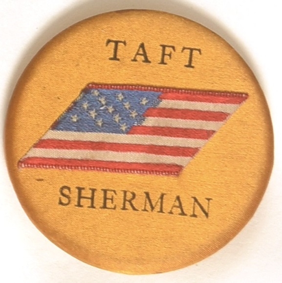 Taft-Sherman Cloth American Flag Pin