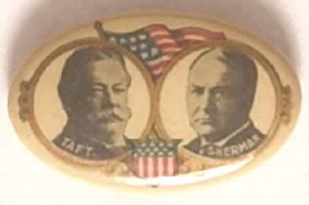 Taft-Sherman 1908 Oval Jugate