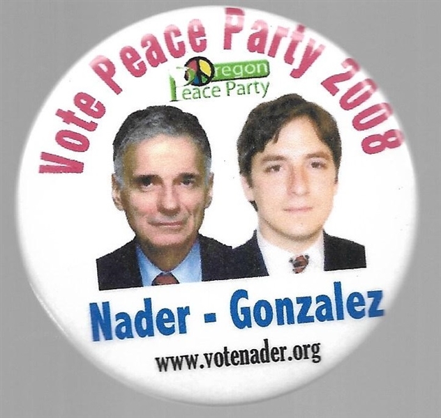 Nader, Gonzalez Peace Party 2008 