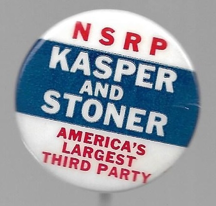 Kasper, Stoner National States Rights Party Pin 