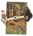 Theodore Roosevelt, Teddy Bear Teeter-Totter Postcard