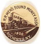 McKinley Rochester, NY, Railroad Men’s Sound Money Assn