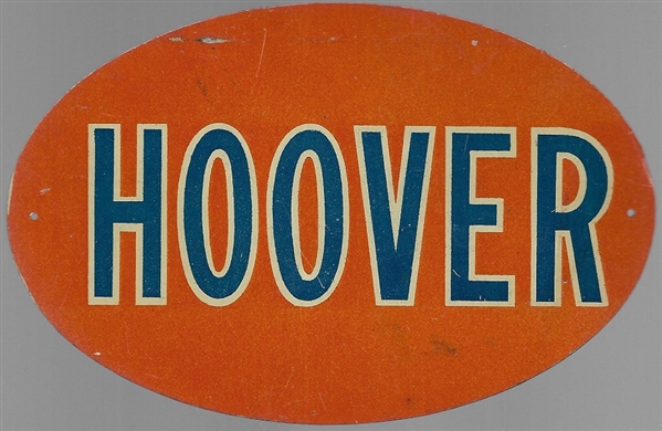 Herbert Hoover Orange License Attachment