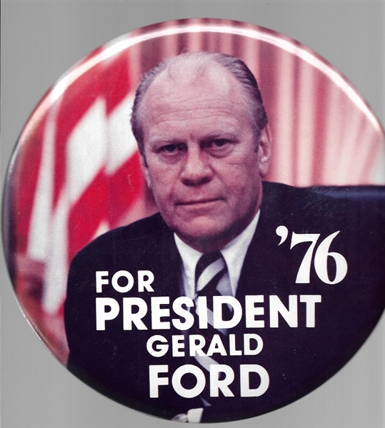 Gerald Ford 9 Inch Flag Celluloid