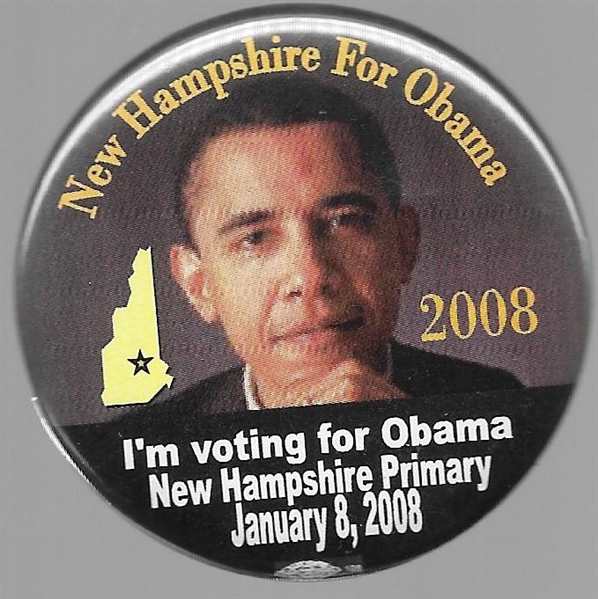 Obama 2008 New Hampshire Primary 