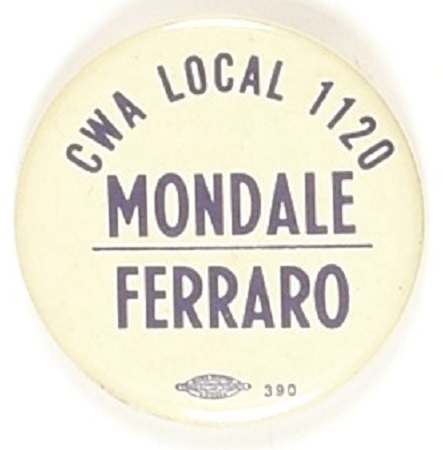 CWA Local 1120 for Mondale, Ferraro