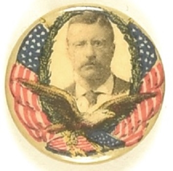 Theodore Roosevelt Eagle and Flag