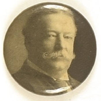 William Howard Taft Black and White Celluloid