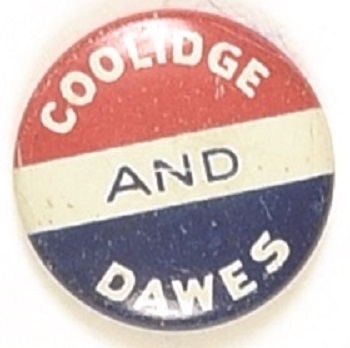 Coolidge and Dawes Red, White, Blue Litho