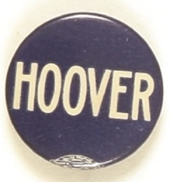 Hoover Blue, White Celluloid