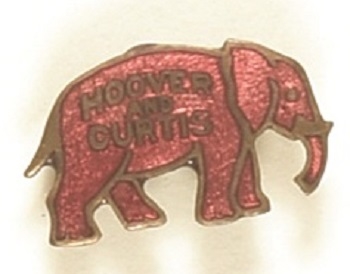 Hoover Red Enamel Elephant