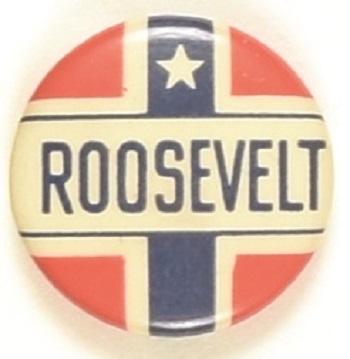 Franklin Roosevelt Single Star Celluloid