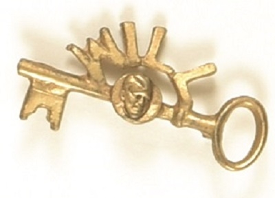 Willkie Will-Key Brass Pin